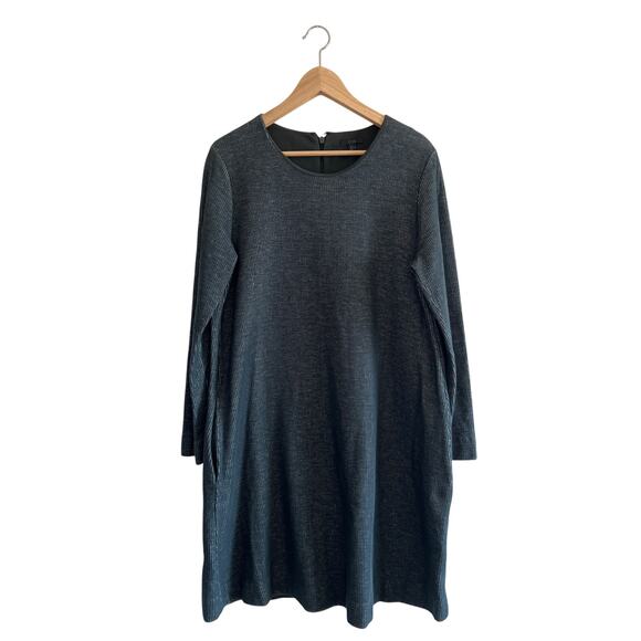 COS Cotton Textured Swing Dress - Picture 1 of 16